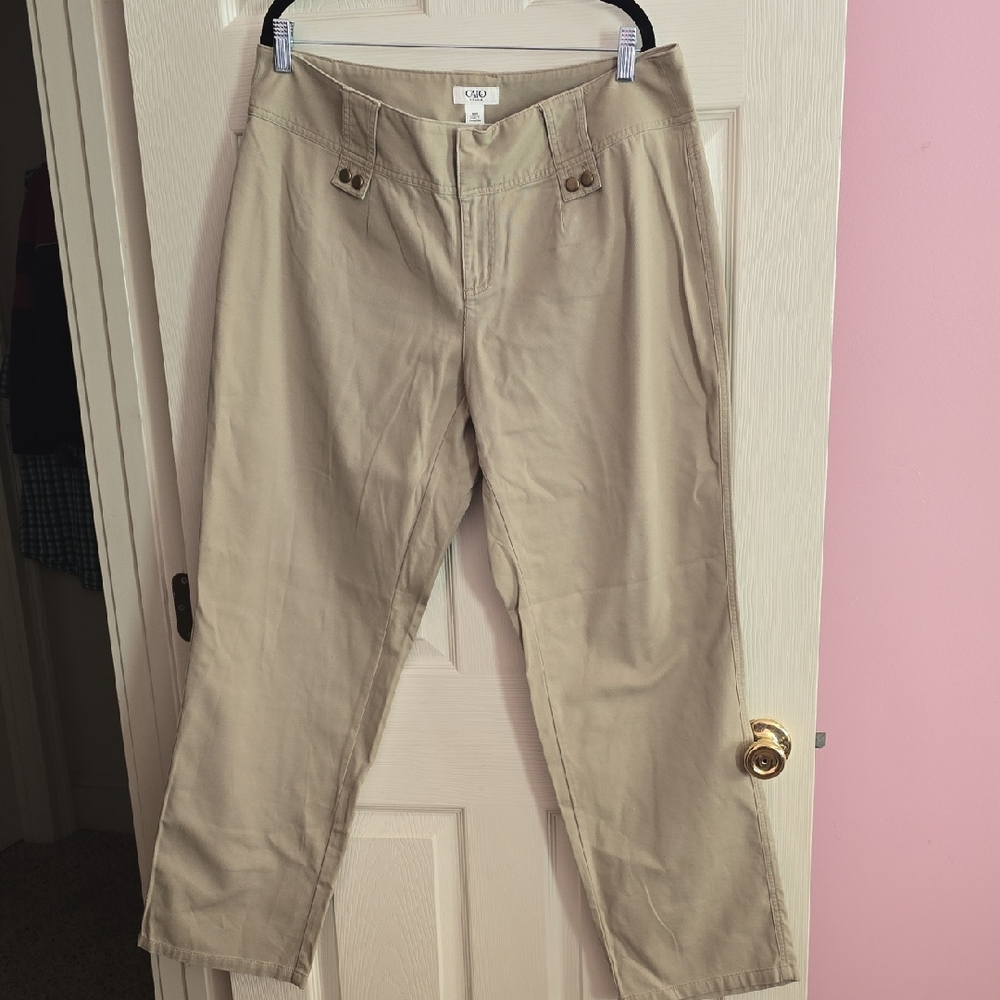 Cato Women's Beige Casual Trousers